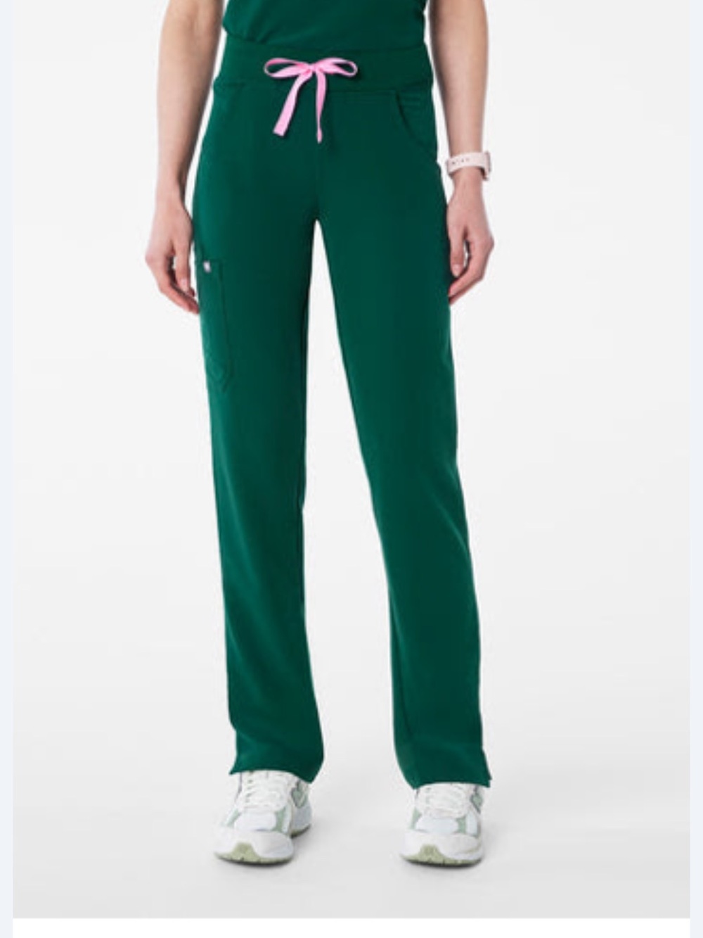 Forest green Kade cargo scrub pant